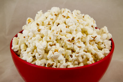 white popcorn